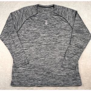 Tunaskin Performance Long Sleeve Shirt Men’s XL Grey Fishing Outdoors Crew Neck